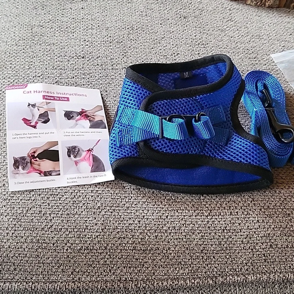 NEW Cat Harness with Leash size Medium
